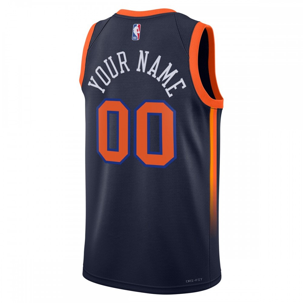 New York Knicks Jordan Brand Unisex 2022/23 Swingman Custom Jersey - Statement Edition - Navy-Pro Kit Vault | Brand New 26/27 Sports Jerseys